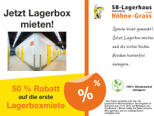 Rabattaktion im SB-Lagerhaus Mainz-Mombach